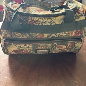 Ciao! Vintage Tapestry Floral Duffel Bag